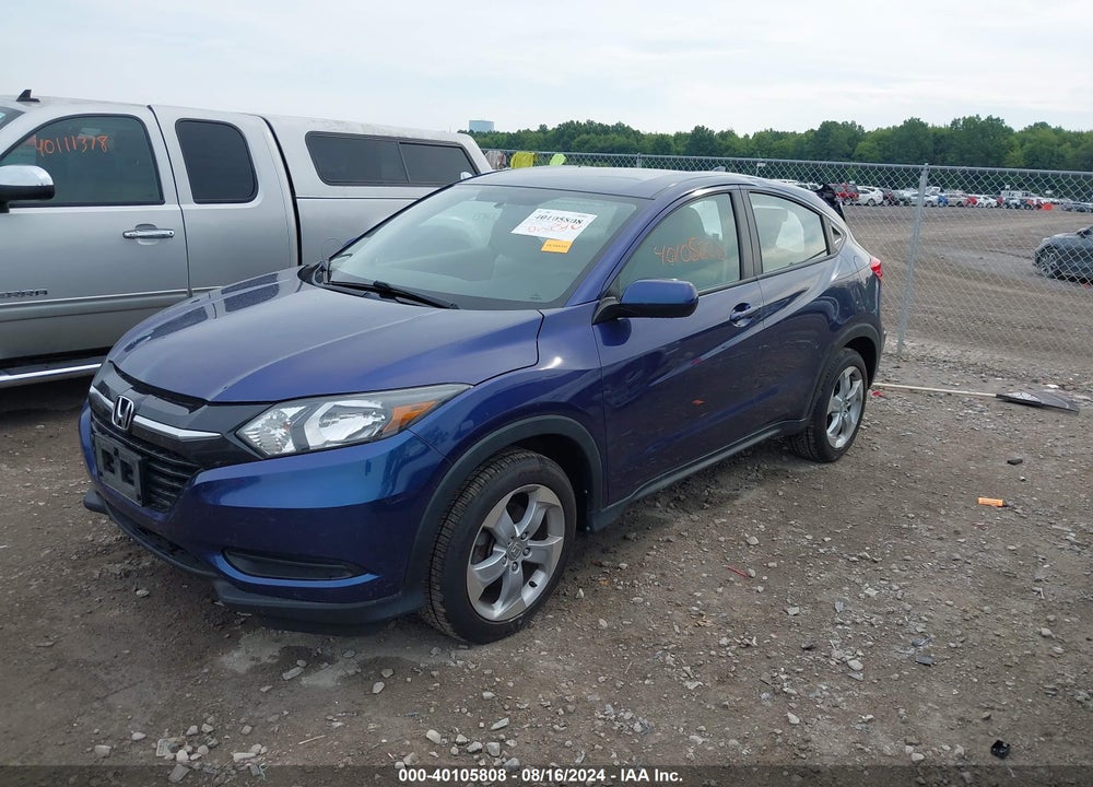 2016 HONDA HR-V LX VIN: 3CZRU6H37GM720927