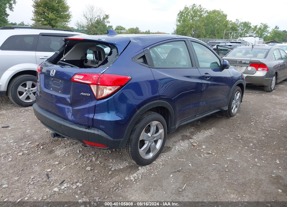 2016 HONDA HR-V LX VIN: 3CZRU6H37GM720927