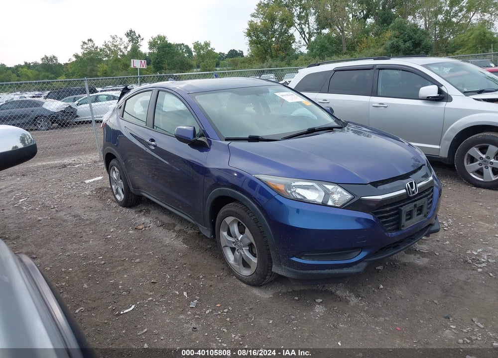 2016 HONDA HR-V LX VIN: 3CZRU6H37GM720927