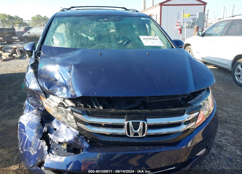 2017 HONDA ODYSSEY EX-L VIN: 5FNRL5H60HB022095