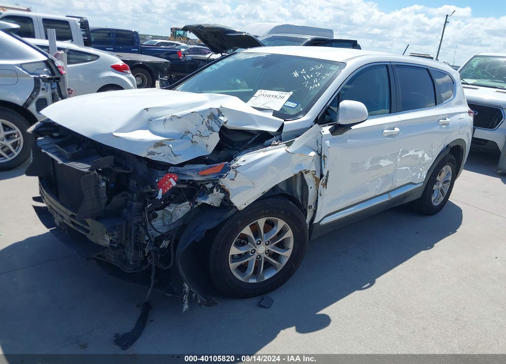 2019 HYUNDAI SANTA FE VIN: 5NMS23AD3KH068737