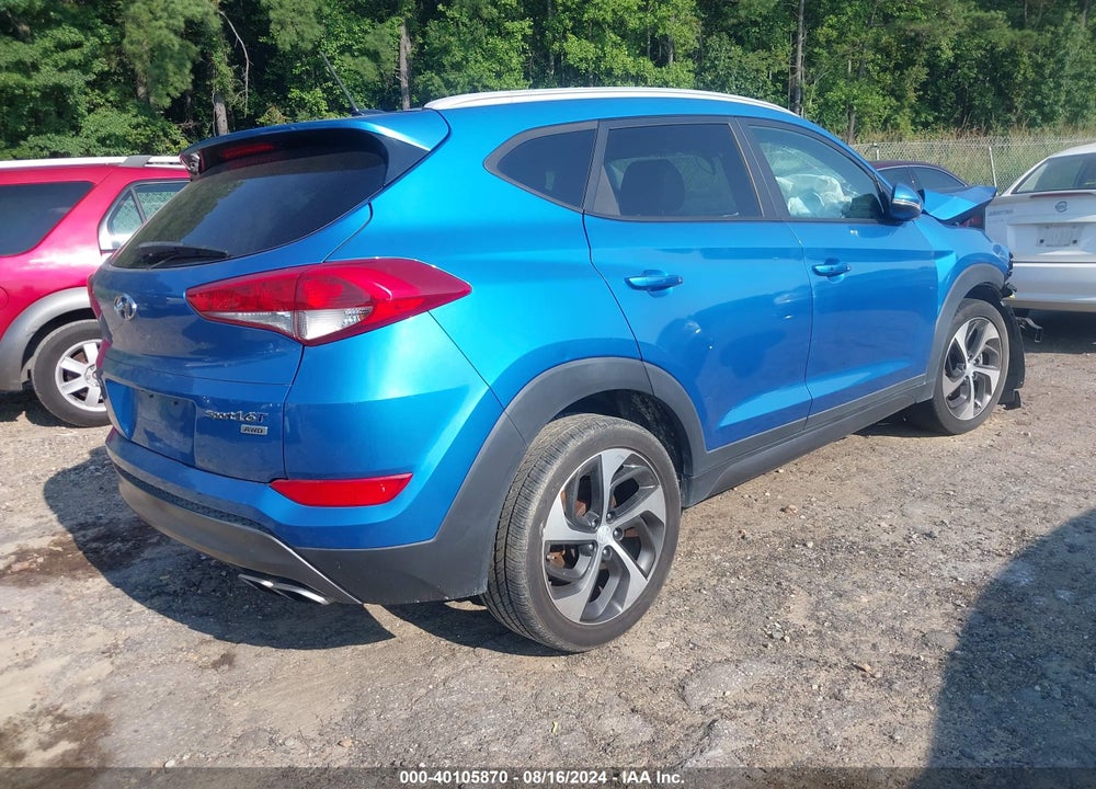 2016 HYUNDAI TUCSON SPORT VIN: KM8J3CA29GU152712