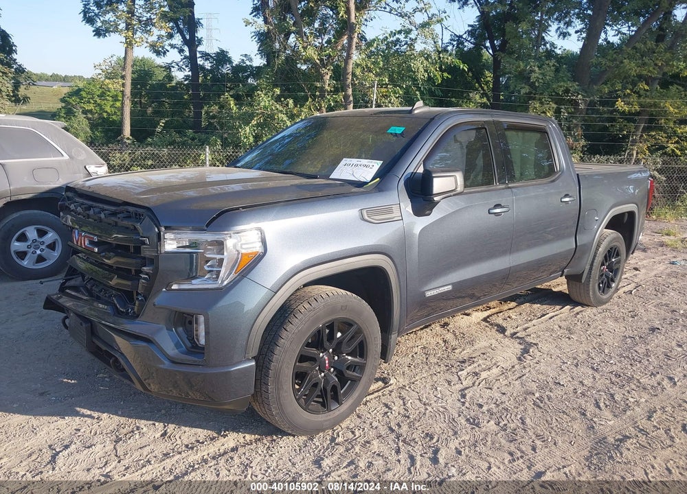2021 GMC SIERRA 1500 4WD SHORT BOX ELEVATION VIN: 1GTP9CEK7MZ385283