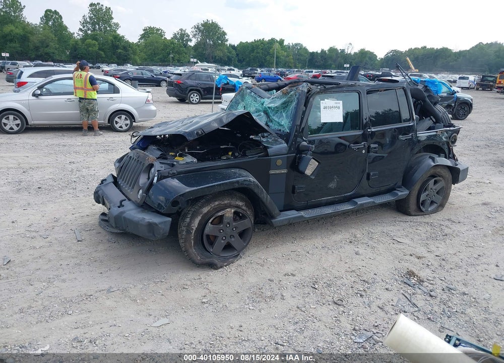 2016 JEEP WRANGLER UNLIMITED FREEDOM VIN: 1C4HJWDG4GL167707