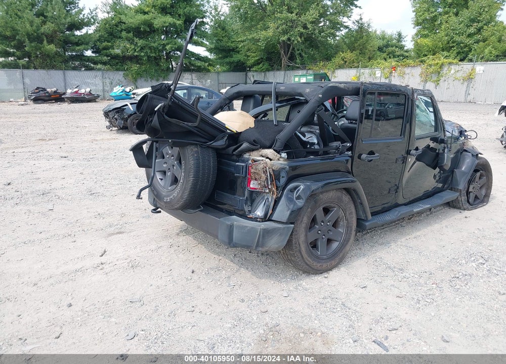 2016 JEEP WRANGLER UNLIMITED FREEDOM VIN: 1C4HJWDG4GL167707