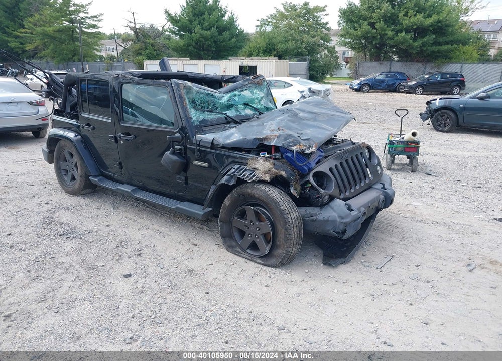 2016 JEEP WRANGLER UNLIMITED FREEDOM VIN: 1C4HJWDG4GL167707