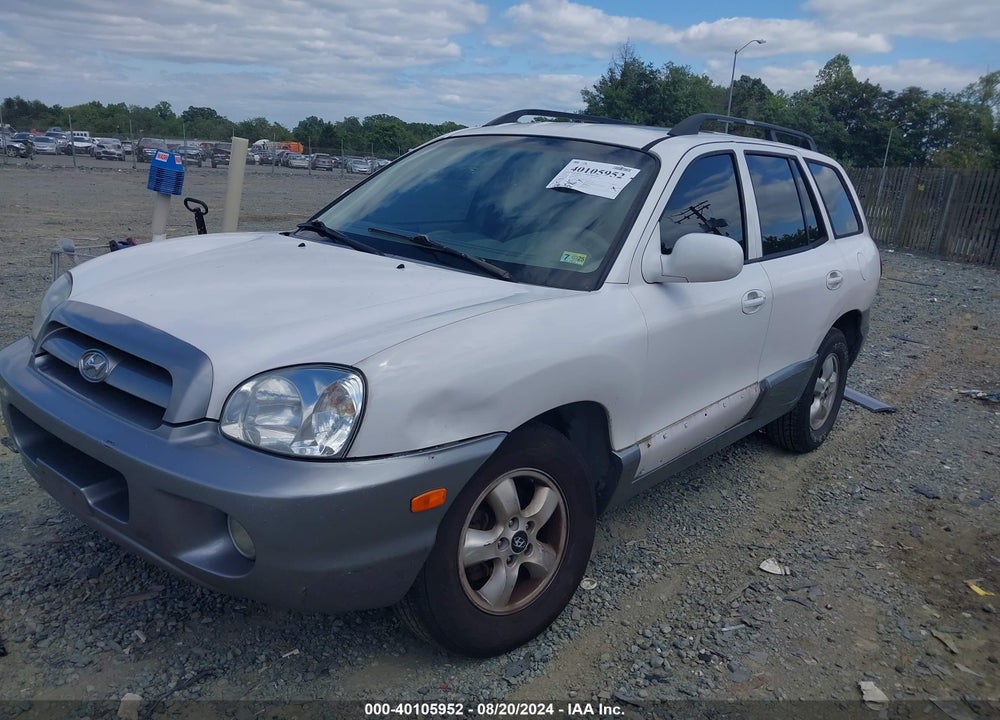 2005 HYUNDAI SANTA FE GLS/LX VIN: KM8SC13E95U962273