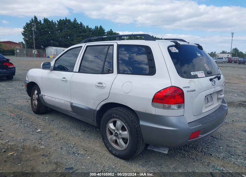2005 HYUNDAI SANTA FE GLS/LX VIN: KM8SC13E95U962273