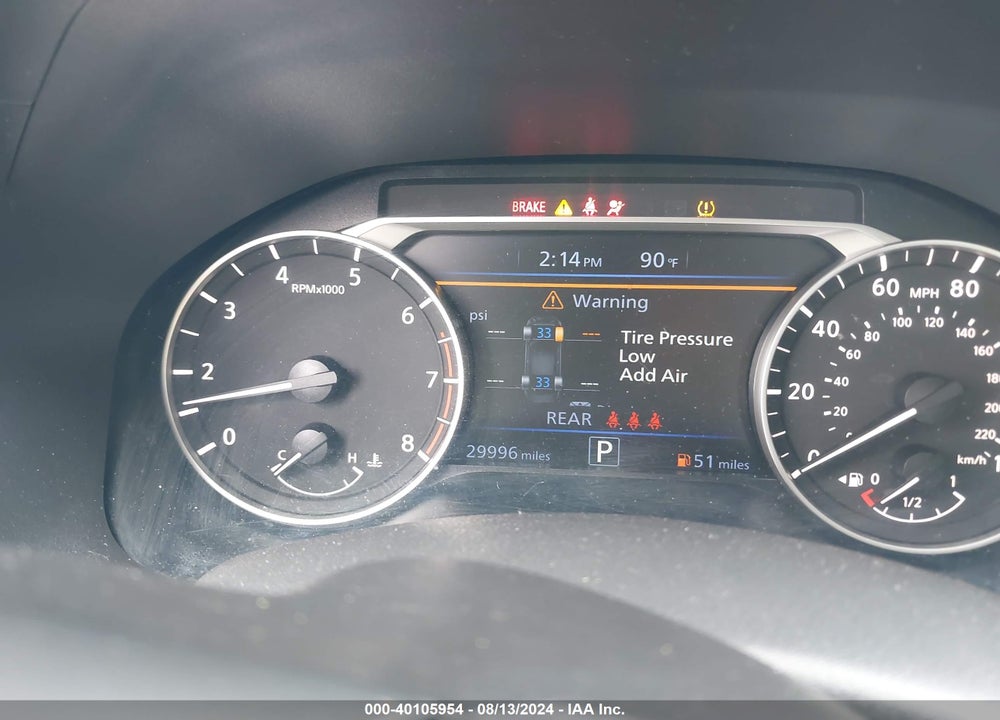 2023 NISSAN ALTIMA SV FWD VIN: 1N4BL4DV7PN343209