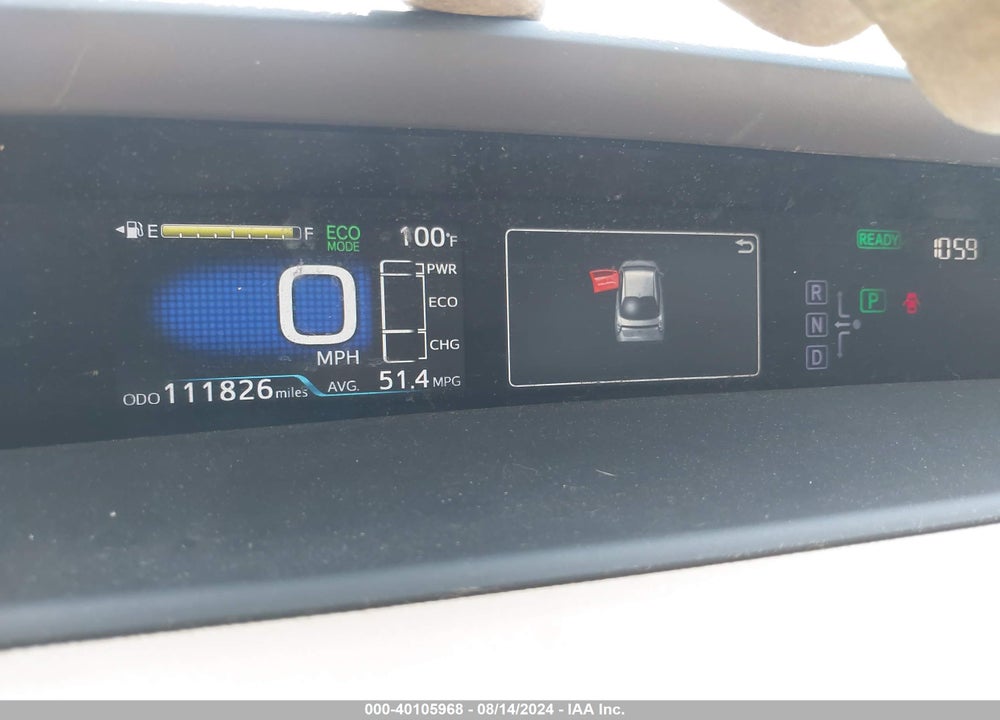 2017 TOYOTA PRIUS TWO VIN: JTDKBRFU5H3545185