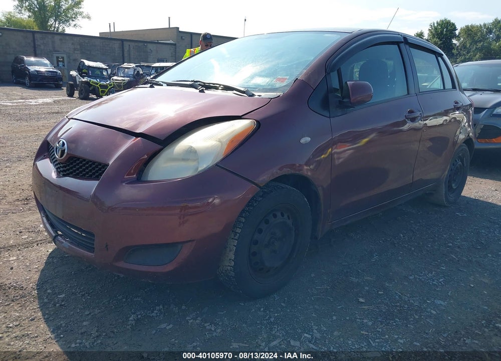 2010 TOYOTA YARIS VIN: JTDKT4K33A5321873