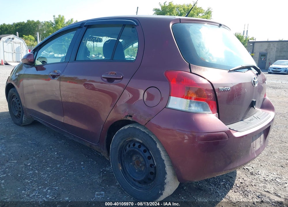 2010 TOYOTA YARIS VIN: JTDKT4K33A5321873