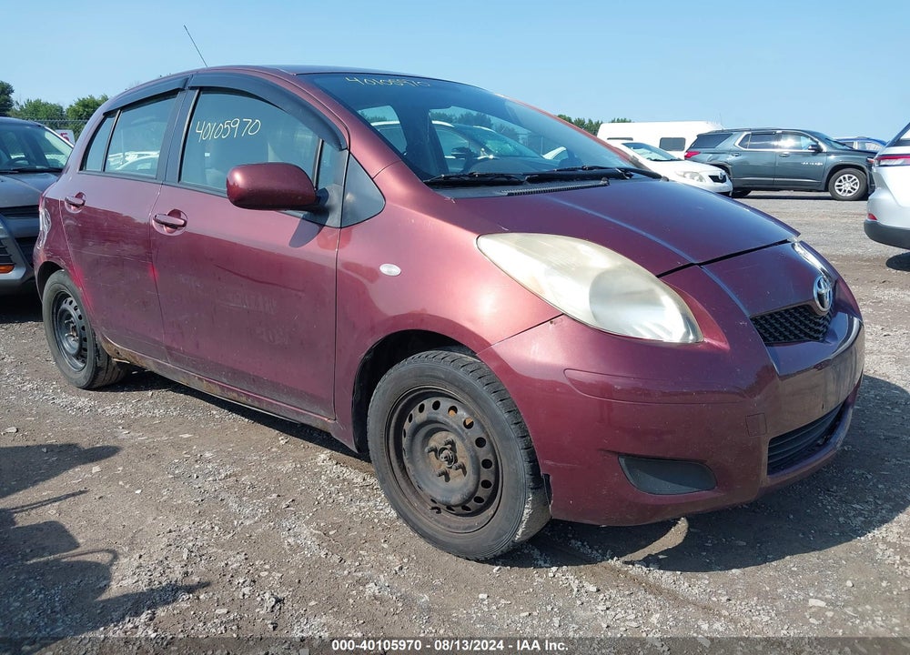 2010 TOYOTA YARIS VIN: JTDKT4K33A5321873