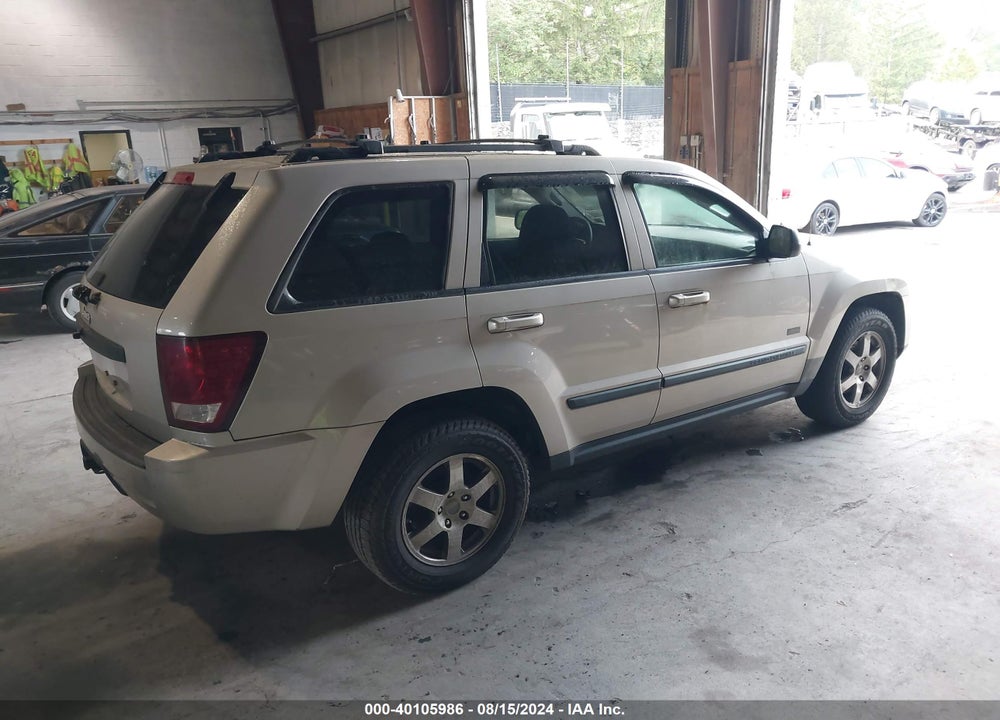 2008 JEEP GRAND CHEROKEE LAREDO VIN: 1J8GR48KX8C147883