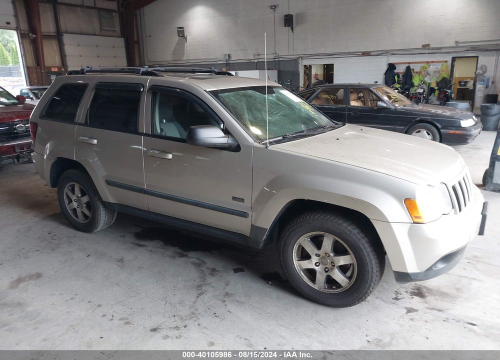 2008 JEEP GRAND CHEROKEE LAREDO VIN: 1J8GR48KX8C147883