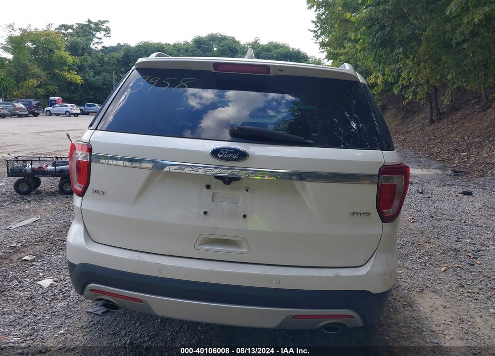 2016 FORD EXPLORER XLT VIN: 1FM5K8D8XGGA23958