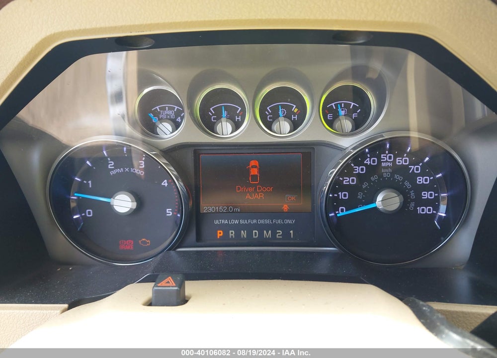 2012 FORD F-350 LARIAT VIN: 1FT8W3DTXCED16536
