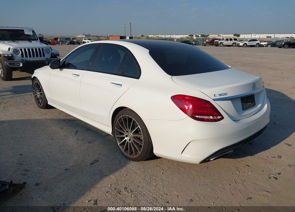 2017 MERCEDES-BENZ C 300 LUXURY/SPORT VIN: WDDWF4JB2HR254791