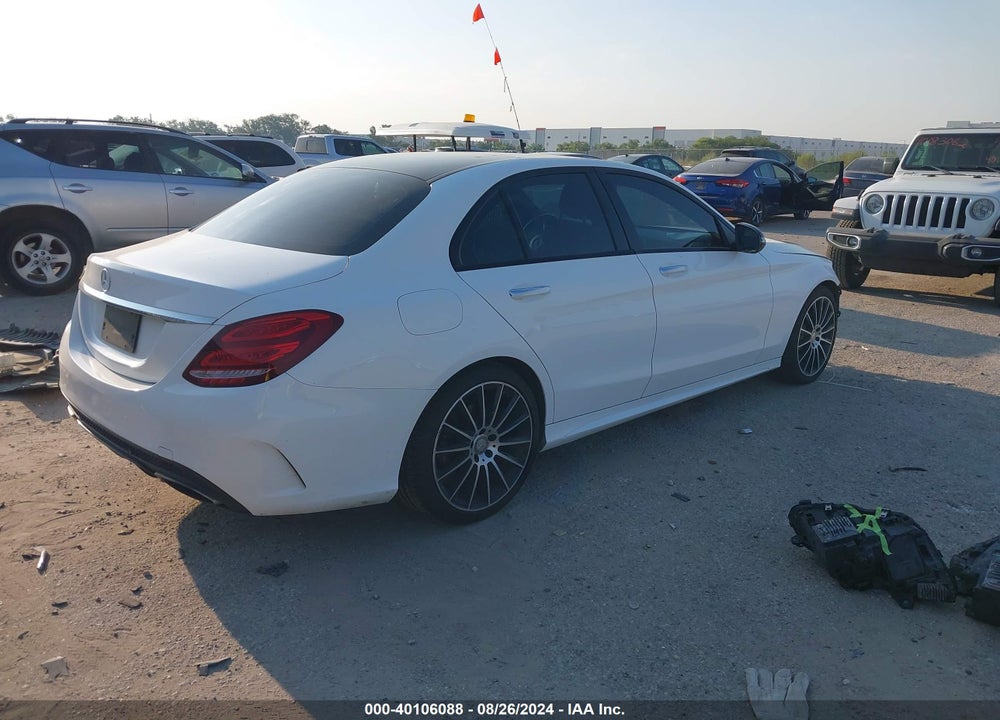 2017 MERCEDES-BENZ C 300 LUXURY/SPORT VIN: WDDWF4JB2HR254791