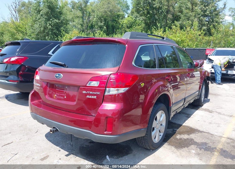 2012 SUBARU OUTBACK 2.5I PREMIUM VIN: 4S4BRBCC3C3302994