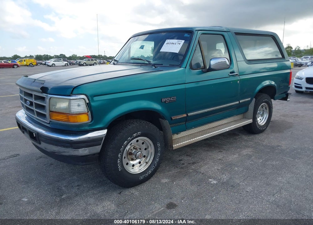 1996 FORD BRONCO U100 VIN: 1FMEU15NXTLA70012
