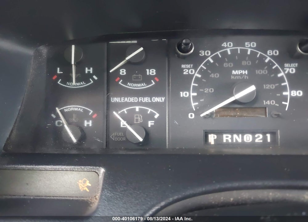 1996 FORD BRONCO U100 VIN: 1FMEU15NXTLA70012