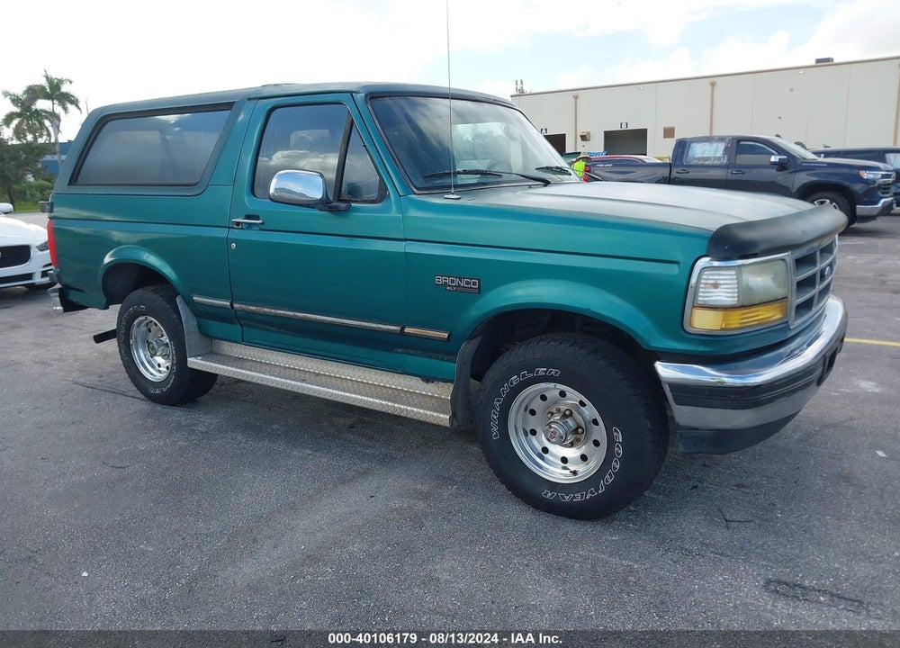1996 FORD BRONCO U100 VIN: 1FMEU15NXTLA70012