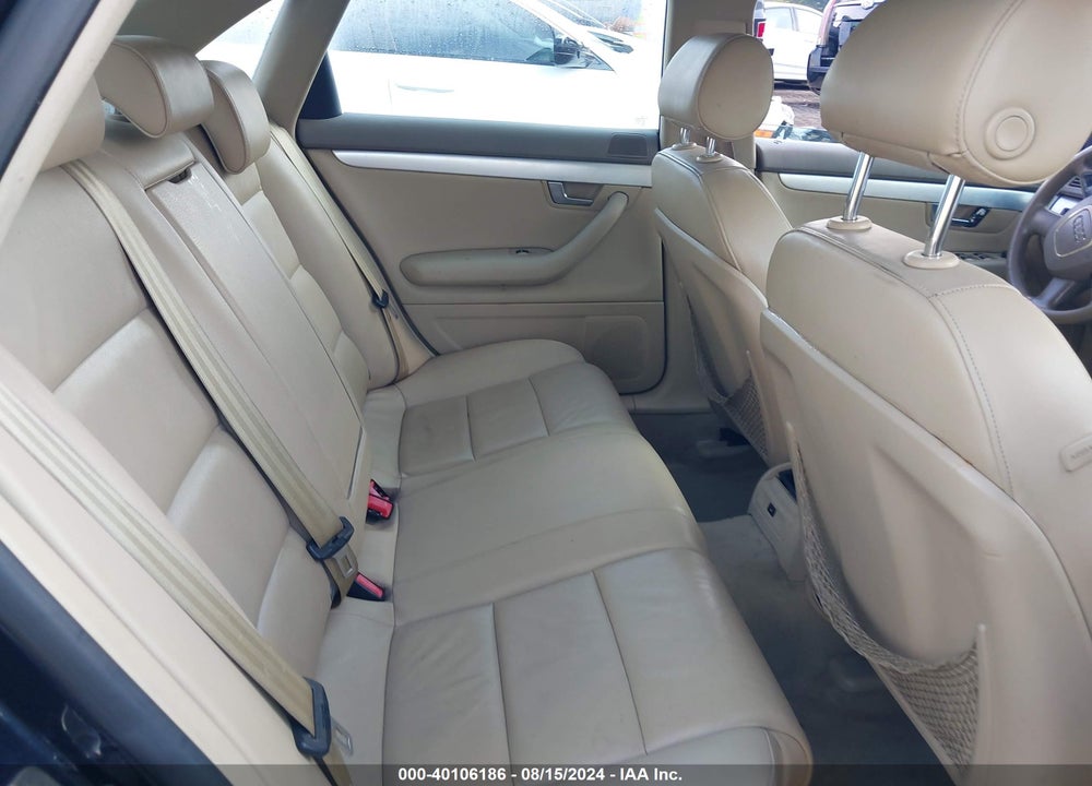 2007 AUDI A4 2.0T VIN: WAUAF78E57A088718