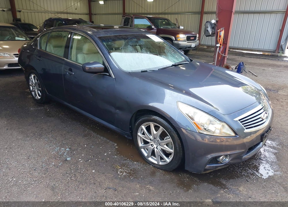 2012 INFINITI G37X VIN: JN1CV6AR5CM970182