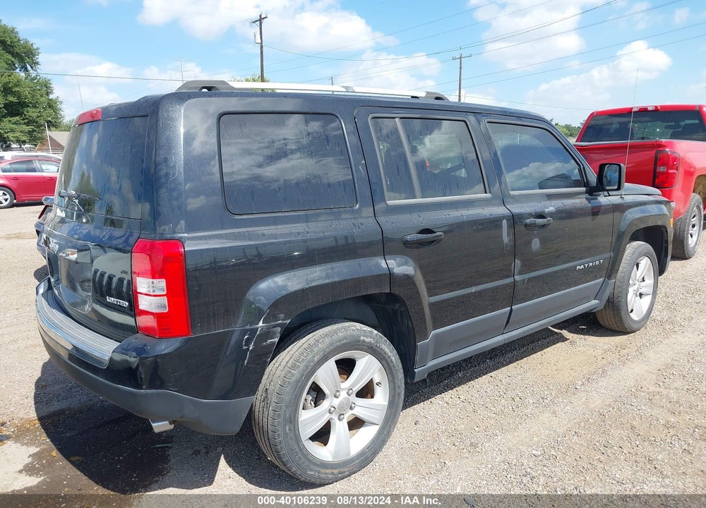 2014 JEEP PATRIOT LIMITED VIN: 1C4NJRCB5ED928634