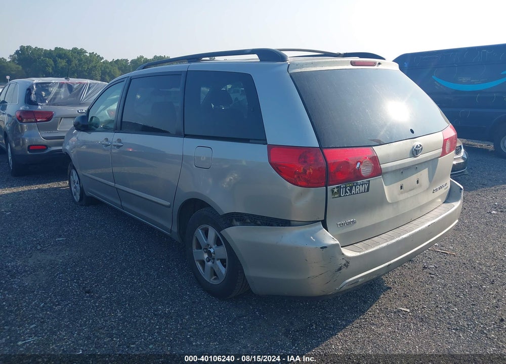2006 TOYOTA SIENNA LE VIN: 5TDBA23C96S072201