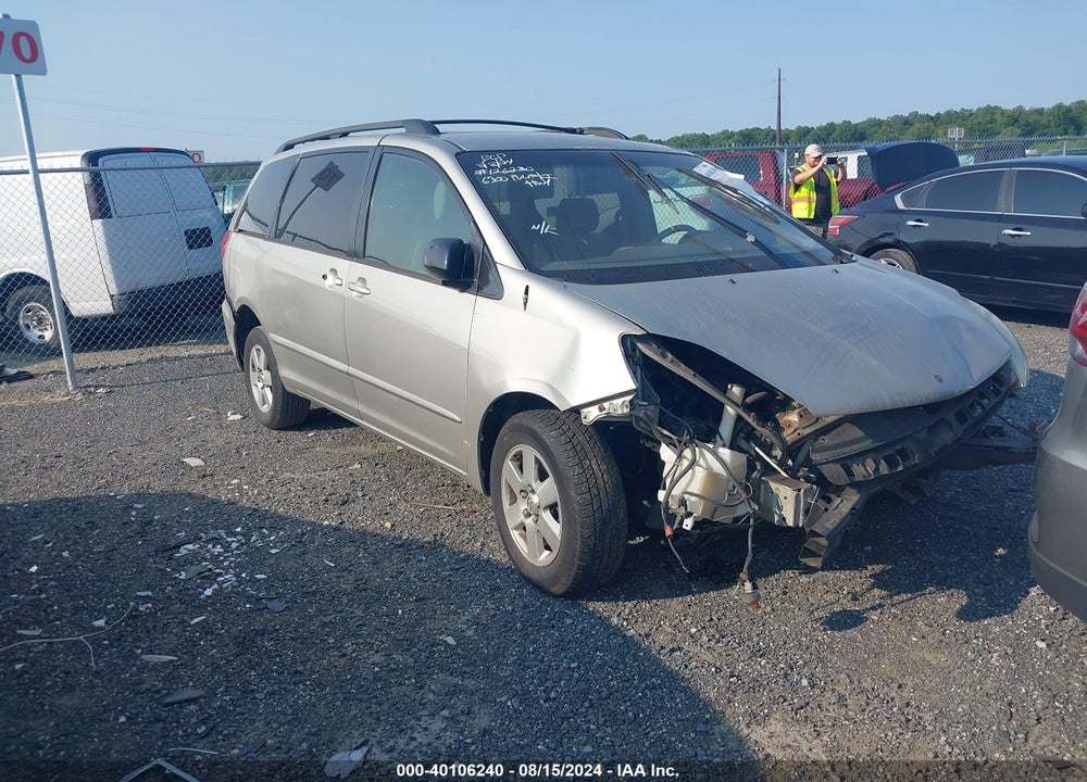 2006 TOYOTA SIENNA LE VIN: 5TDBA23C96S072201