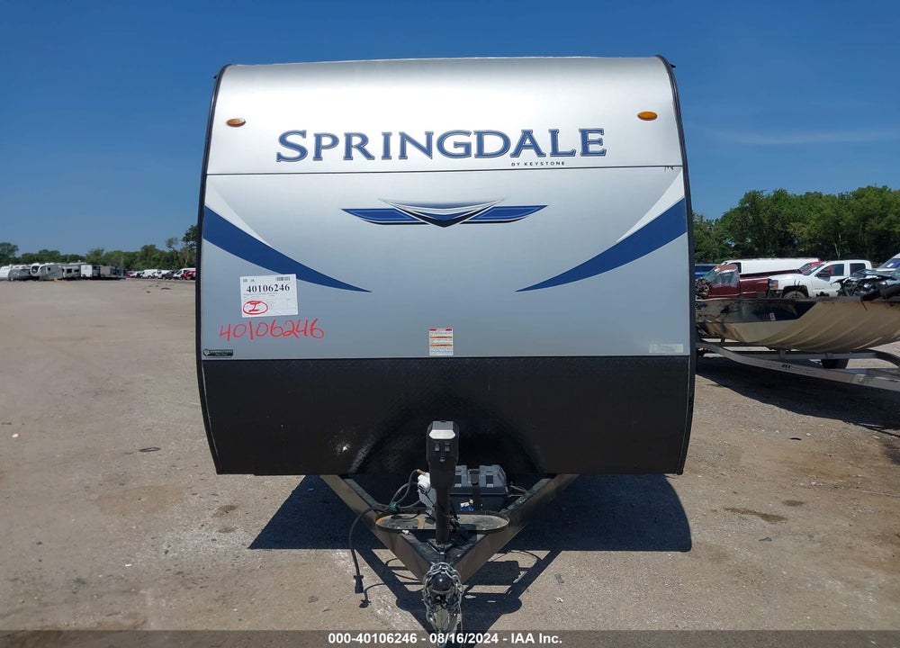 2021 KEYSTONE SPRINGDALE VIN: 4YDT2602XM3112494