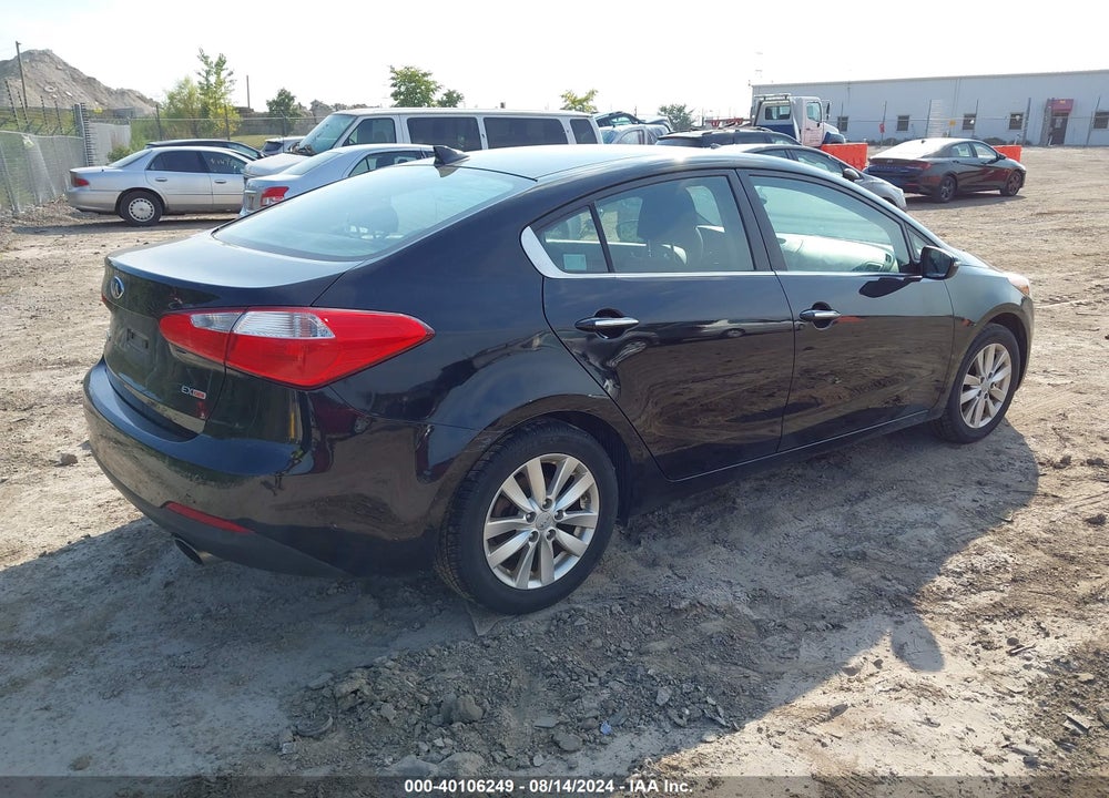 2014 KIA FORTE EX VIN: KNAFX4A86E5114481