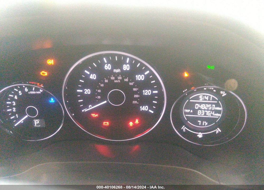 2019 HONDA HR-V SPORT VIN: 3CZRU6H14KG701869
