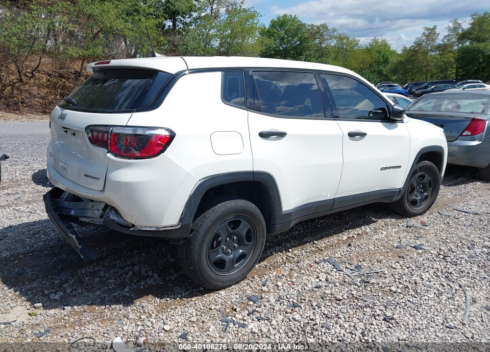 2020 JEEP COMPASS SPORT 4X4 VIN: 3C4NJDAB1LT239915