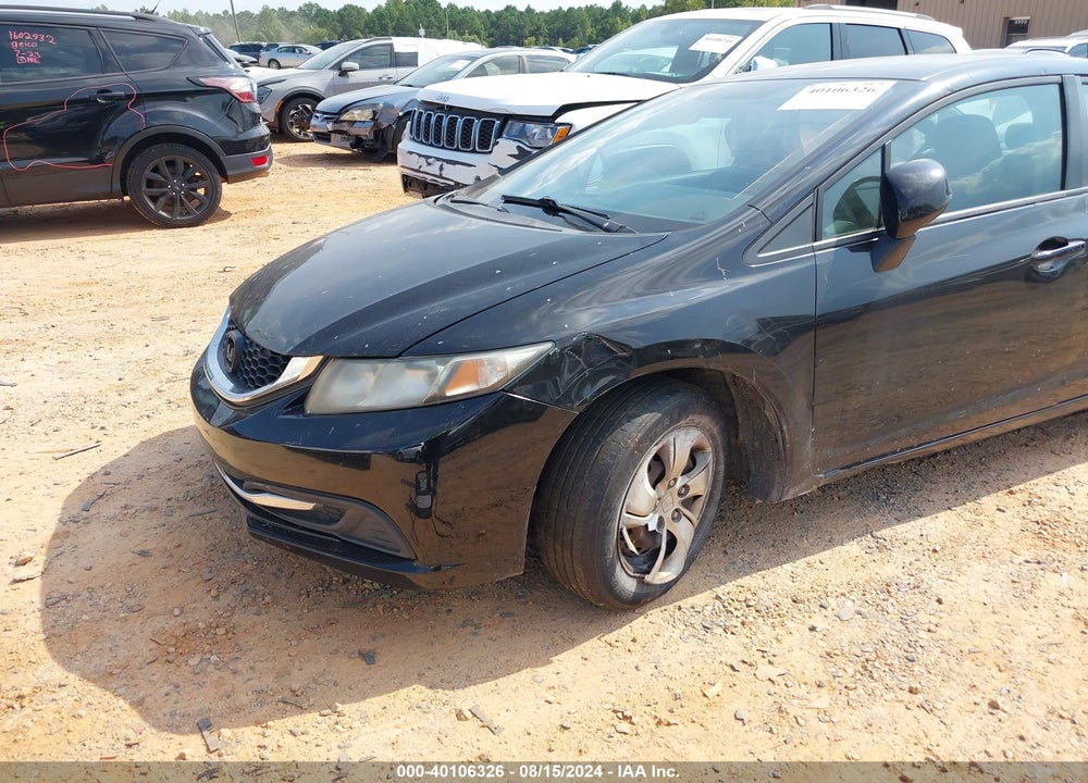 2013 HONDA CIVIC LX VIN: 2HGFB2F55DH584322