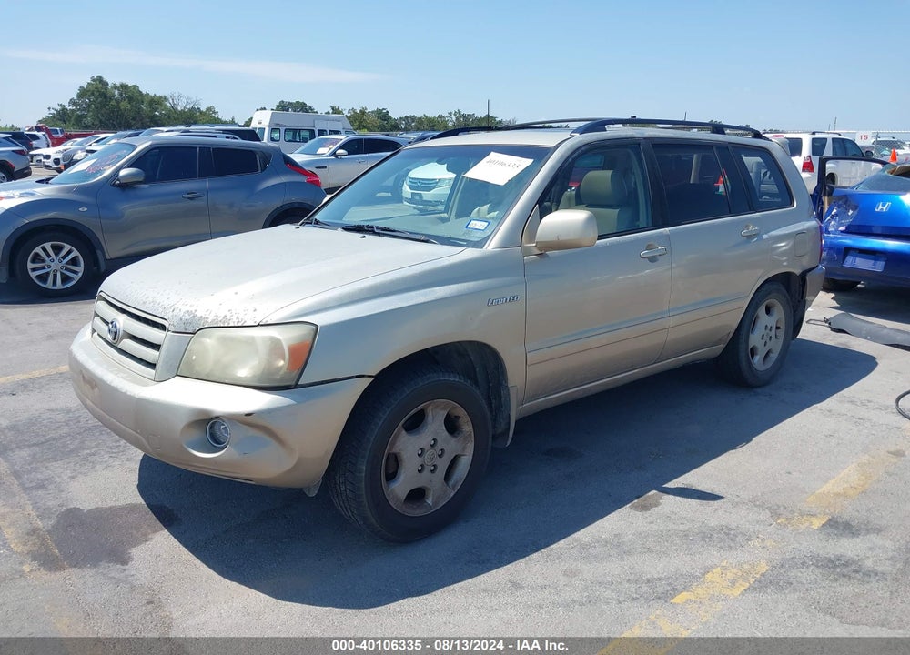 2005 TOYOTA HIGHLANDER LIMITED V6 VIN: JTEDP21A450089199
