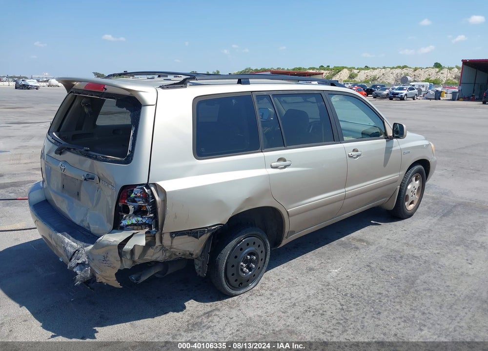 2005 TOYOTA HIGHLANDER LIMITED V6 VIN: JTEDP21A450089199