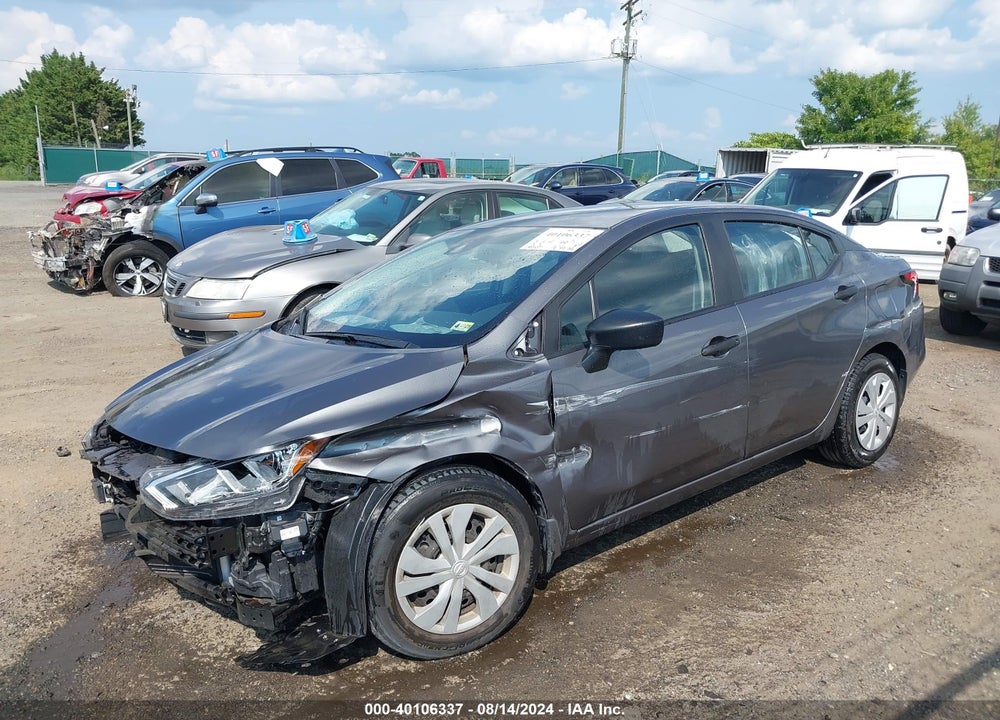 2020 NISSAN VERSA S XTRONIC CVT VIN: 3N1CN8DV2LL916658