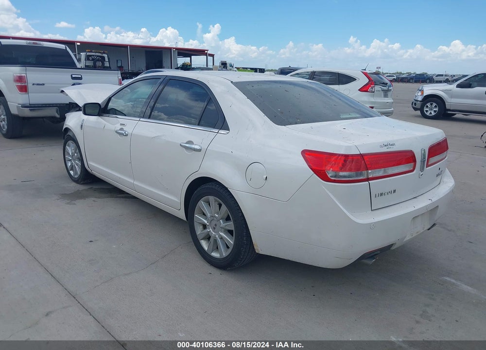 2012 LINCOLN MKZ VIN: 3LNHL2GC7CR824891
