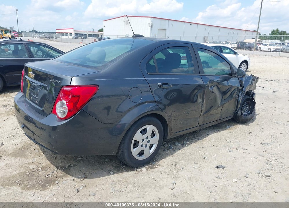 2016 CHEVROLET SONIC LS AUTO VIN: 1G1JA5SH5G4165054