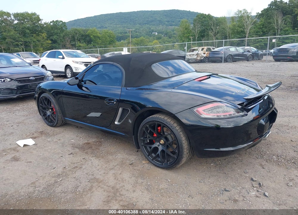 2008 PORSCHE BOXSTER S VIN: WP0CB29858U731863