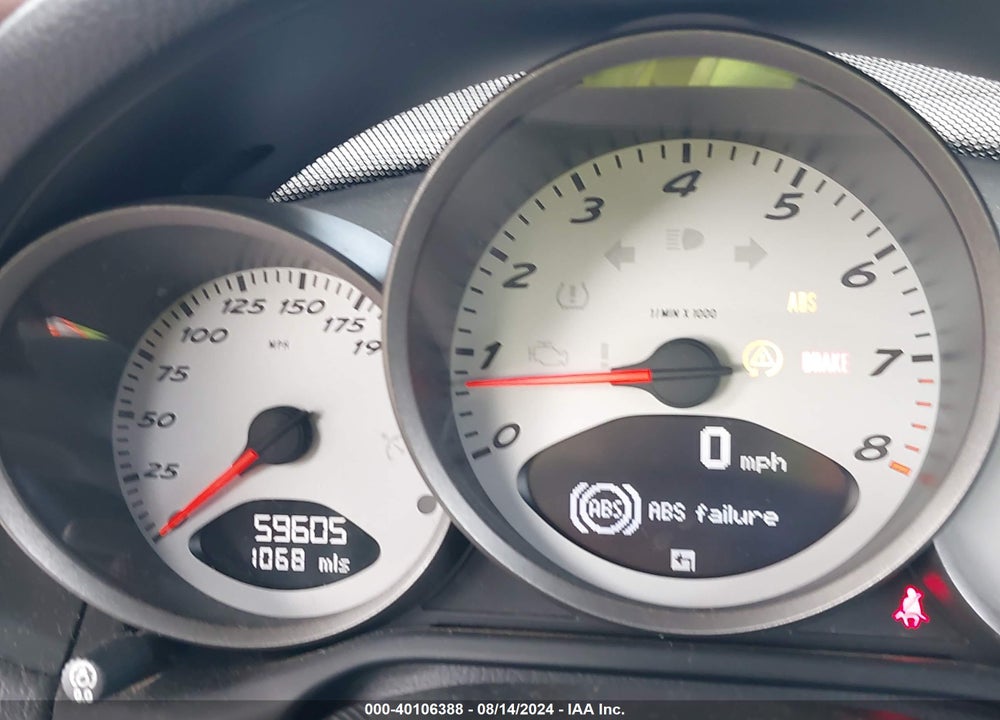 2008 PORSCHE BOXSTER S VIN: WP0CB29858U731863