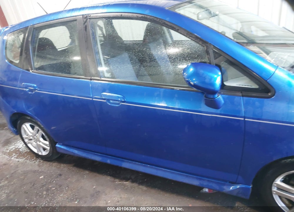 2007 HONDA FIT SPORT VIN: JHMGD38657S053920