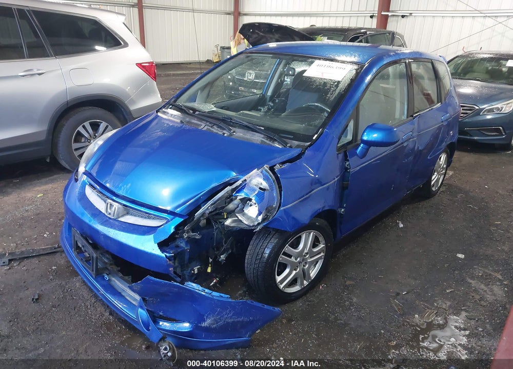 2007 HONDA FIT SPORT VIN: JHMGD38657S053920