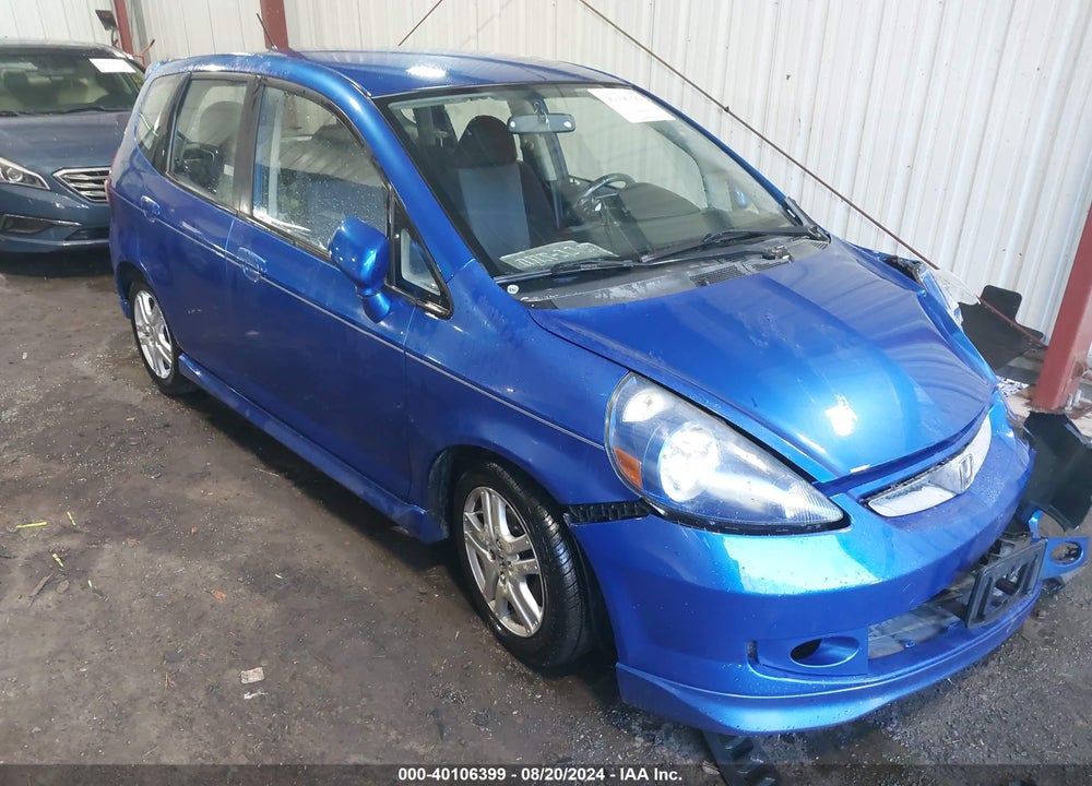 2007 HONDA FIT SPORT VIN: JHMGD38657S053920