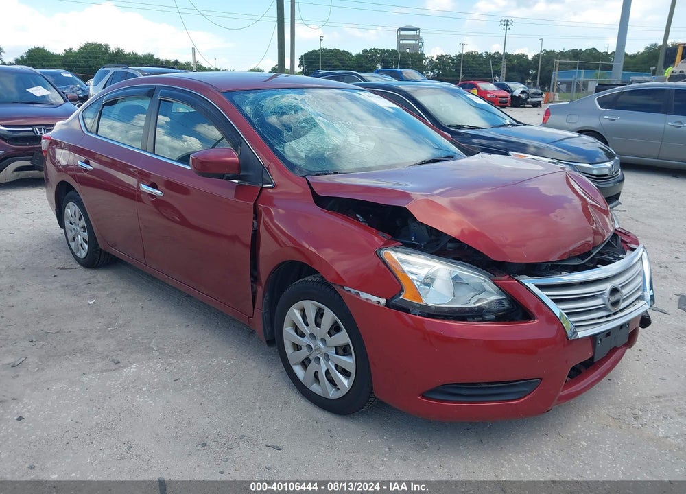 2015 NISSAN SENTRA SV VIN: 3N1AB7AP1FL685658