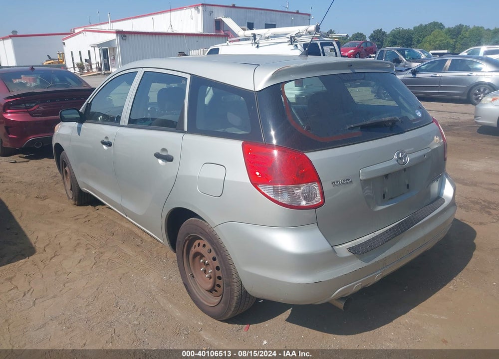 2003 TOYOTA MATRIX STANDARD VIN: 2T1KR32E13C100451