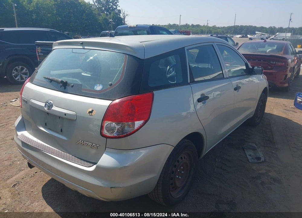 2003 TOYOTA MATRIX STANDARD VIN: 2T1KR32E13C100451